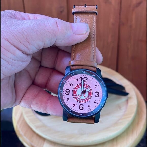 Alabama Crimson Tide watch NWOT combination with elephant plush toy - Picture 6 of 11